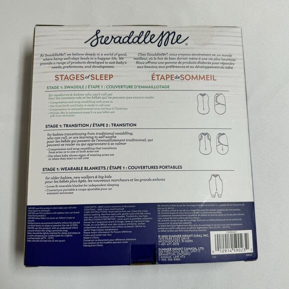 SwaddleMe Multicolor Adjustable Baby Wrap Swaddle Size Small/Medium 3 Pack - Picture 5 of 6